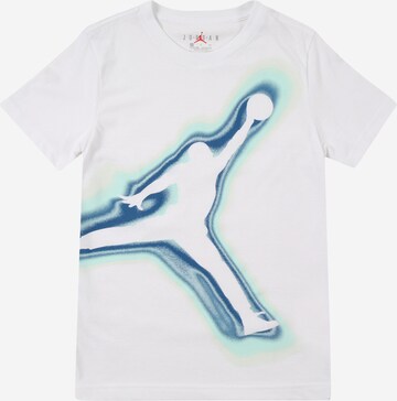 Jordan Тениска 'AIR' в бяло: отпред