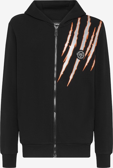 Plein Sport Casaco em moletão 'Scratch' em laranja / preto / prata, Vista do artigo