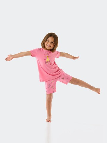 Pyjama 'Girls World' SCHIESSER en rose : devant