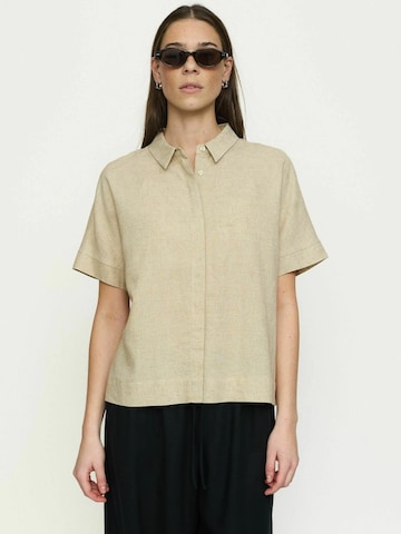 T-shirt ' SRYindi ' Soft Rebels en beige : devant