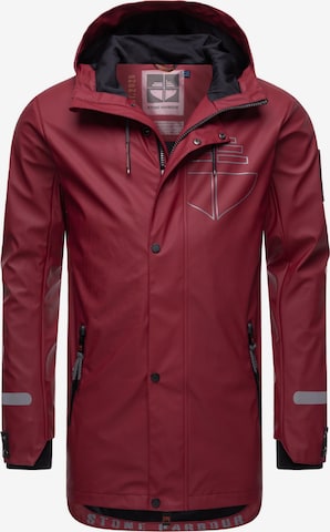 STONE HARBOUR Weatherproof jacket 'Tamio' in Red