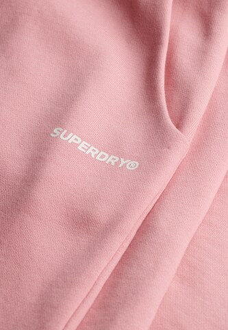 Effilé Pantalon Superdry en rose