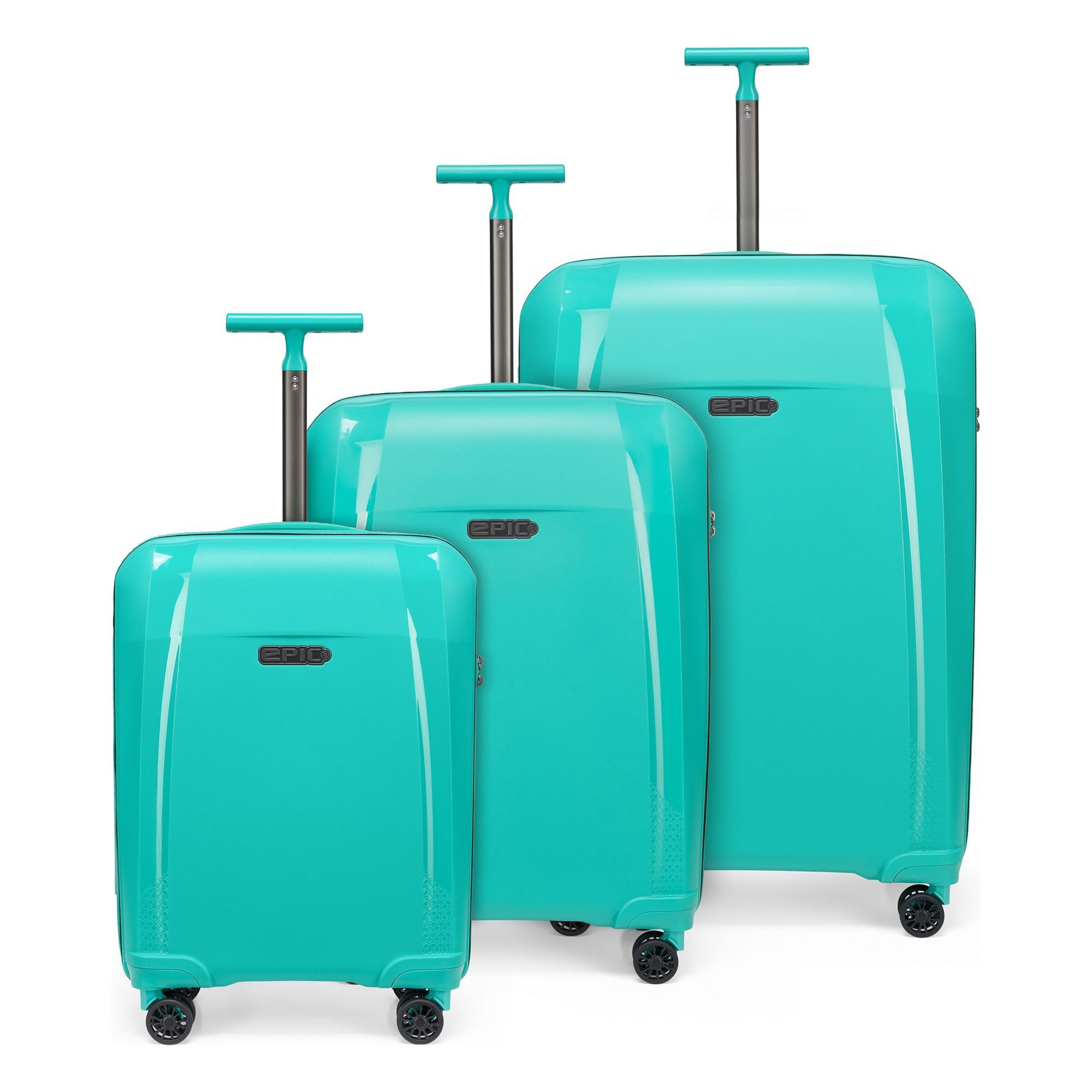 Epic Suitcase set 'Phantom' in Green: front