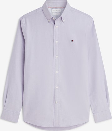 TOMMY HILFIGER Button Up Shirt in Purple: front
