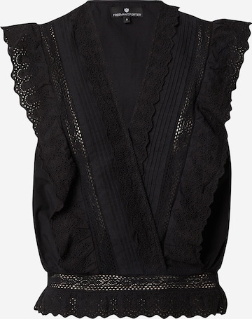 FREEMAN T. PORTER Blouse 'Bernia' in Black: front