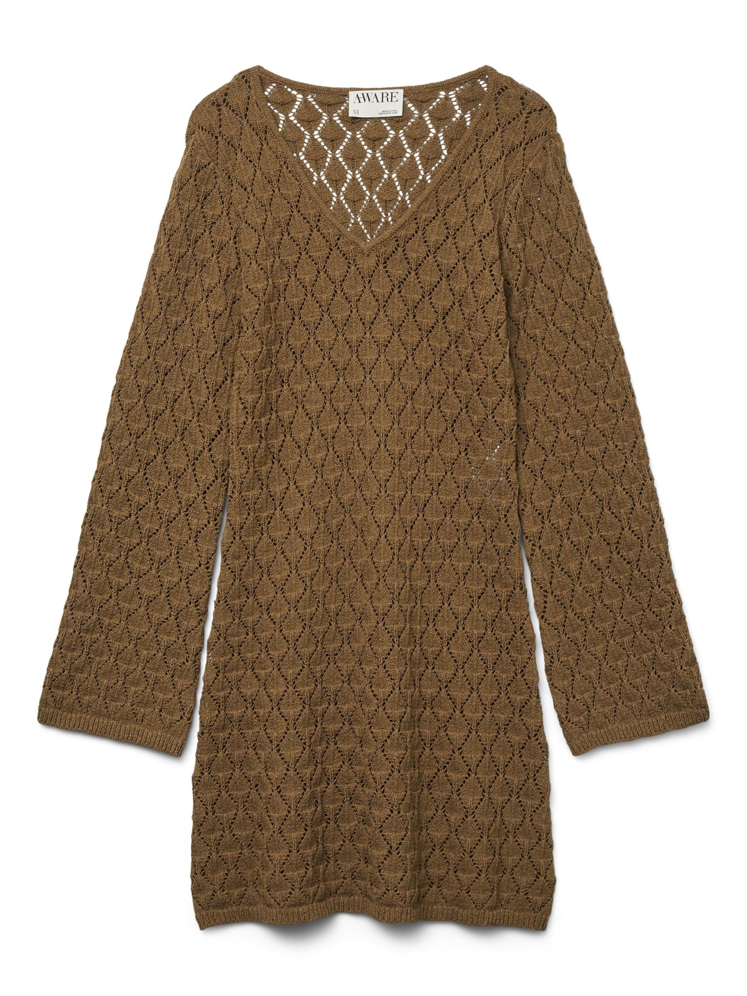 VERO MODA Strickkleid 'VMRani' in umbra, Produktansicht