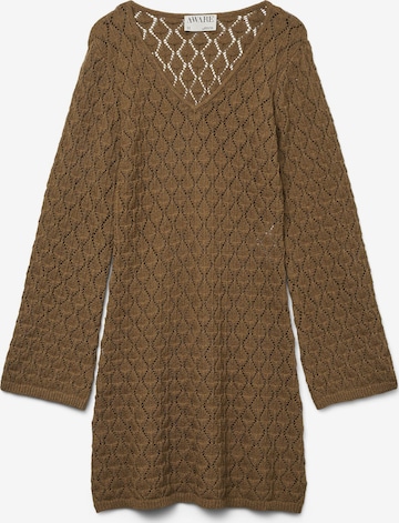 VERO MODA Strickkleid 'VMRani' in Braun: Vorderseite