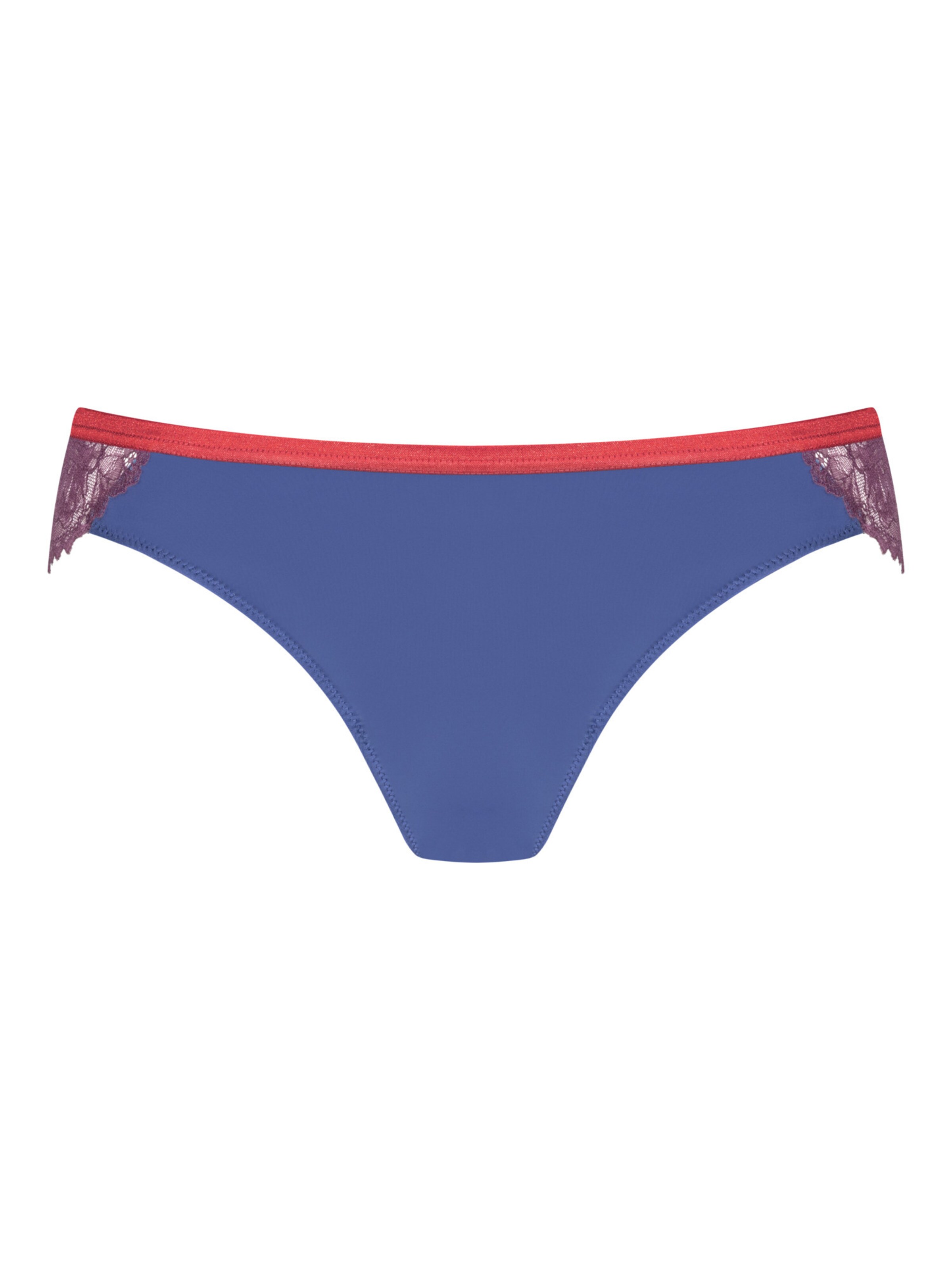 Slip 'Poetry' Mey en bleu : devant