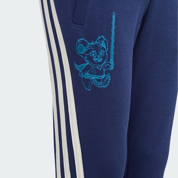 ADIDAS SPORTSWEAR Regular Workout Pants 'Star Wars Young Jedi' in Blue