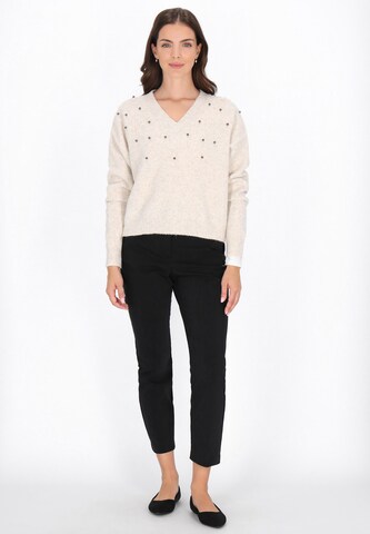 Pull-over Usha en beige