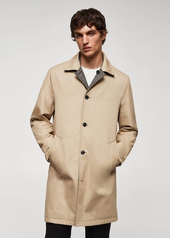 MANGO MAN Tussenjas 'Clark' in Beige: voorkant