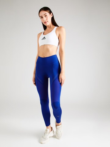 ADIDAS BY STELLA MCCARTNEY Skinny Workout Pants 'Truepurpose Optime' in Blue