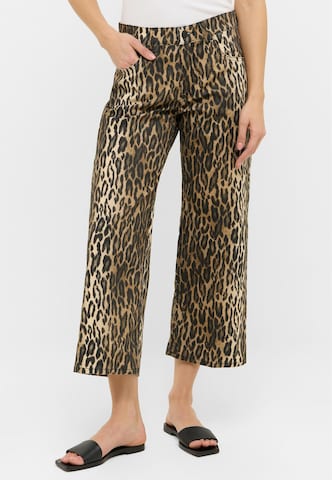 Angels Regular Pants 'Linn' in Brown: front