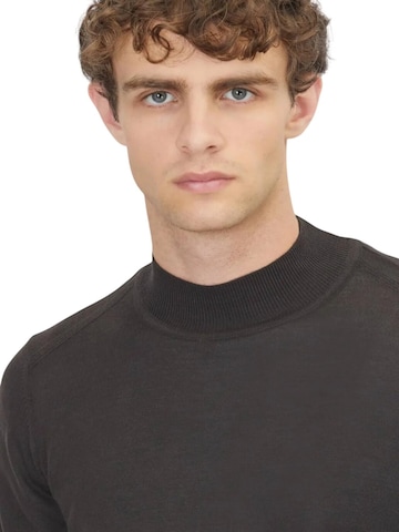 Ramsey Knit cardigan in Brown