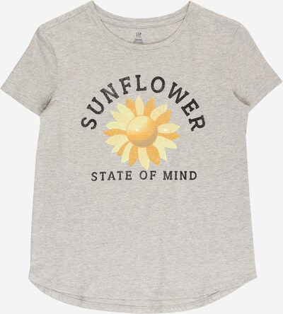 GAP T-Shirt en jaune / gris chiné / orange / noir, Vue avec produit
