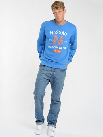 NASSAU Beach Club Sweatshirt ' NB22010 ' in Blue