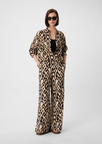 COMMA Bluse in Braun