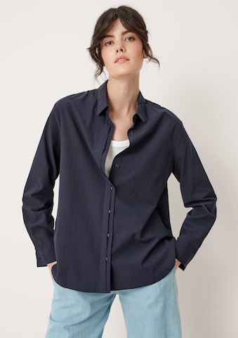 s.Oliver Blouse in Blauw: voorkant