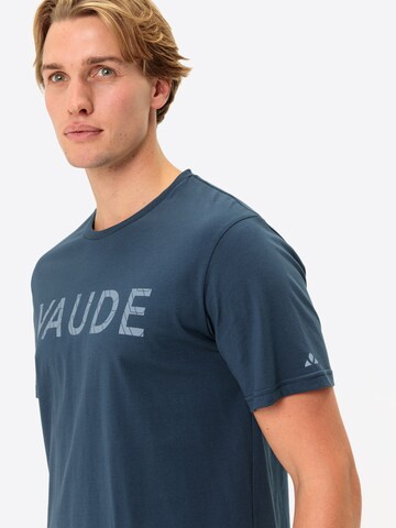 VAUDE Shirt 'M Graphic ST' in Blauw