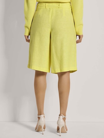 Loosefit Pantalon à pince MADELEINE en jaune