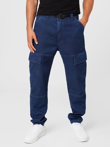 DIESEL Cargo Jeans 'KROOLEY' in Blue: front