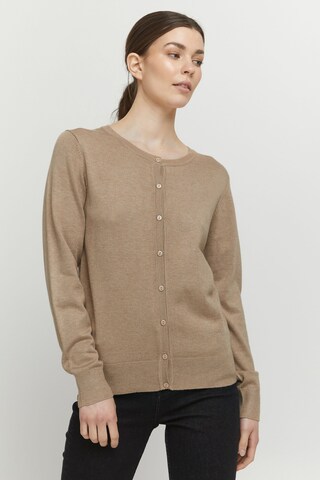 b.young Knit Cardigan 'PIMBA' in Beige: front