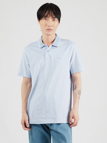 BOSS - Camiseta 'PeoxfordNew' en azul: frente