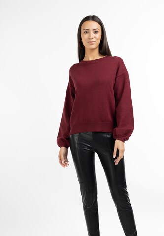 faina Sweater 'Koosh' in Red: front