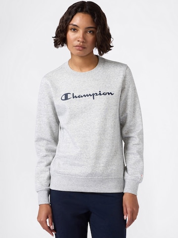 Sweat-shirt Champion Authentic Athletic Apparel en gris : devant