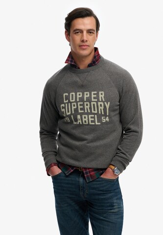 Sweat-shirt Superdry & Co en gris : devant