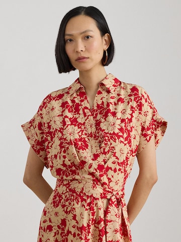 Lauren Ralph Lauren Blousejurk in Rood