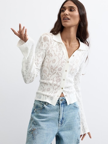 Desigual Широки крачоли Дънки в синьо