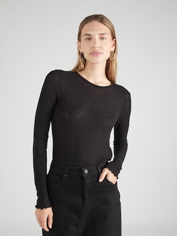 T-shirt ONLY en noir : devant