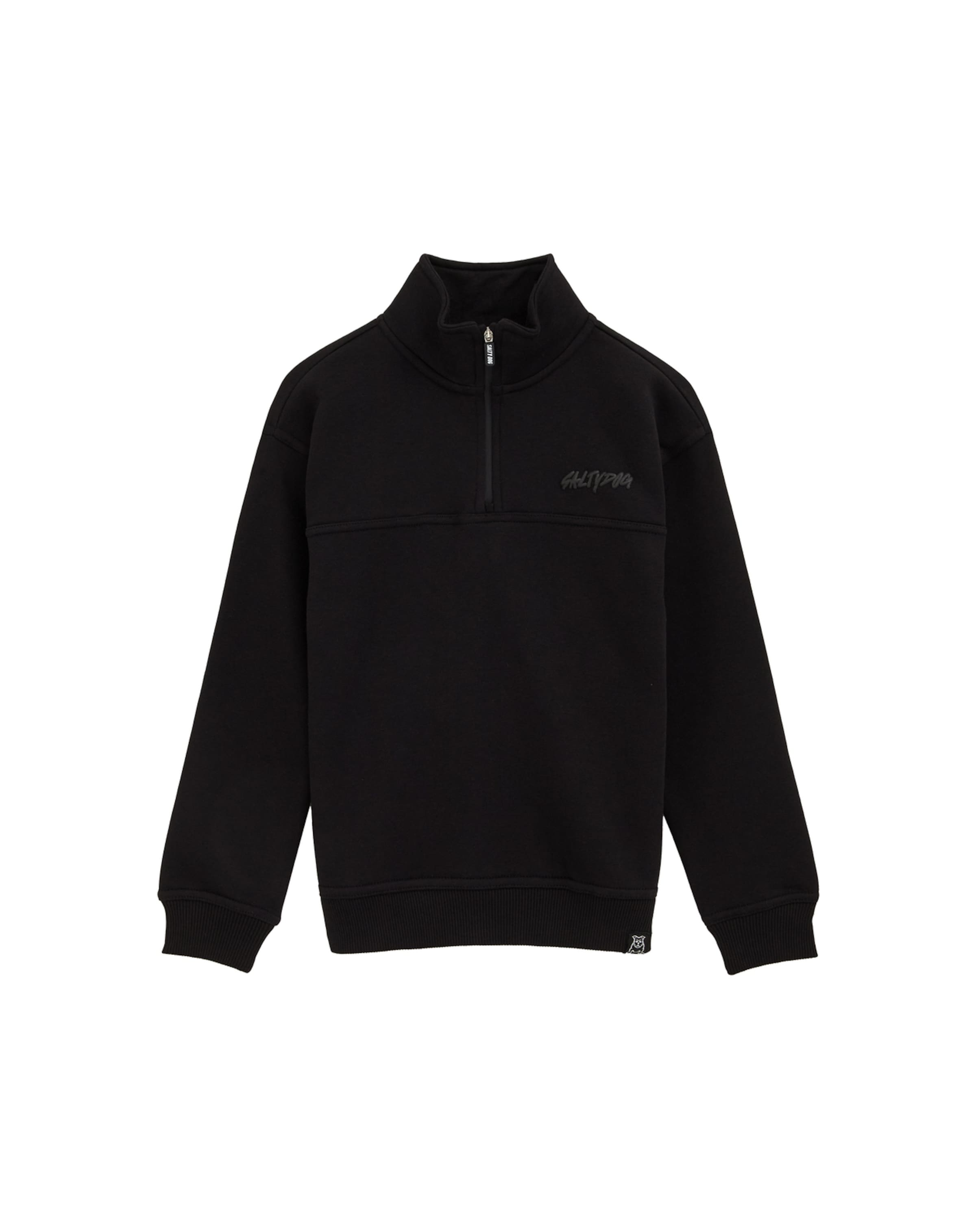 WE Fashion Sweatshirt in Black: front