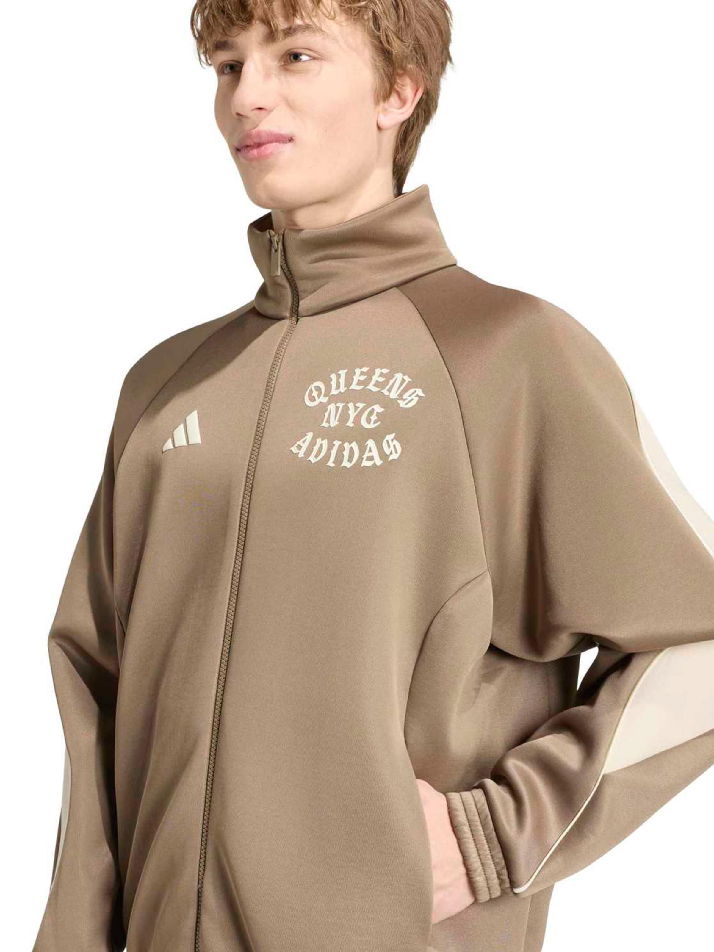 ADIDAS SPORTSWEAR - Sudadera con cremallera deportiva 'Adidas x MARVEL SPIDER-MAN' en beige