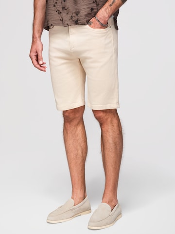 Ombre Regular Jeans in Beige