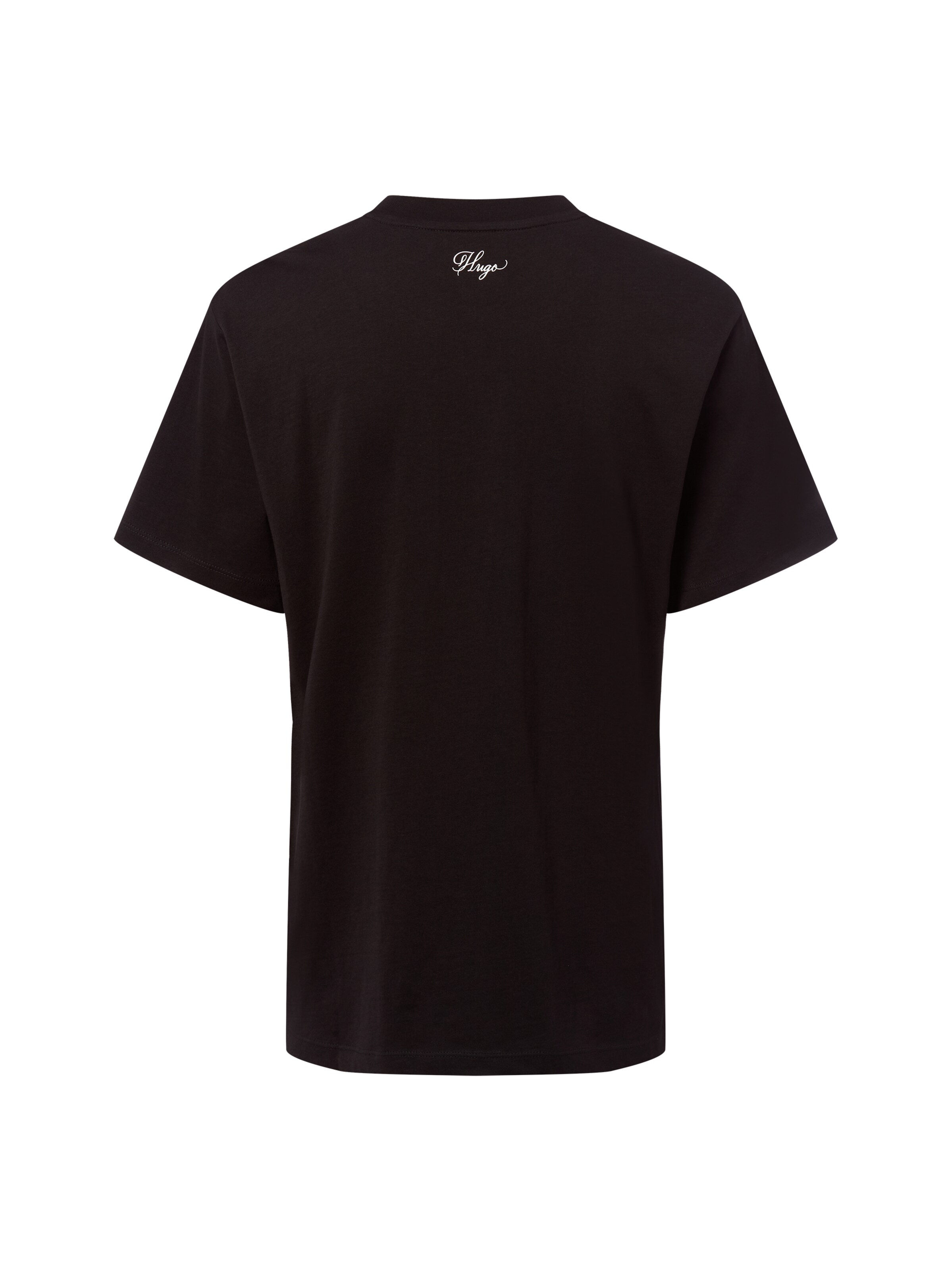 HUGO T-Shirt ' Vintage Tee ' in Schwarz