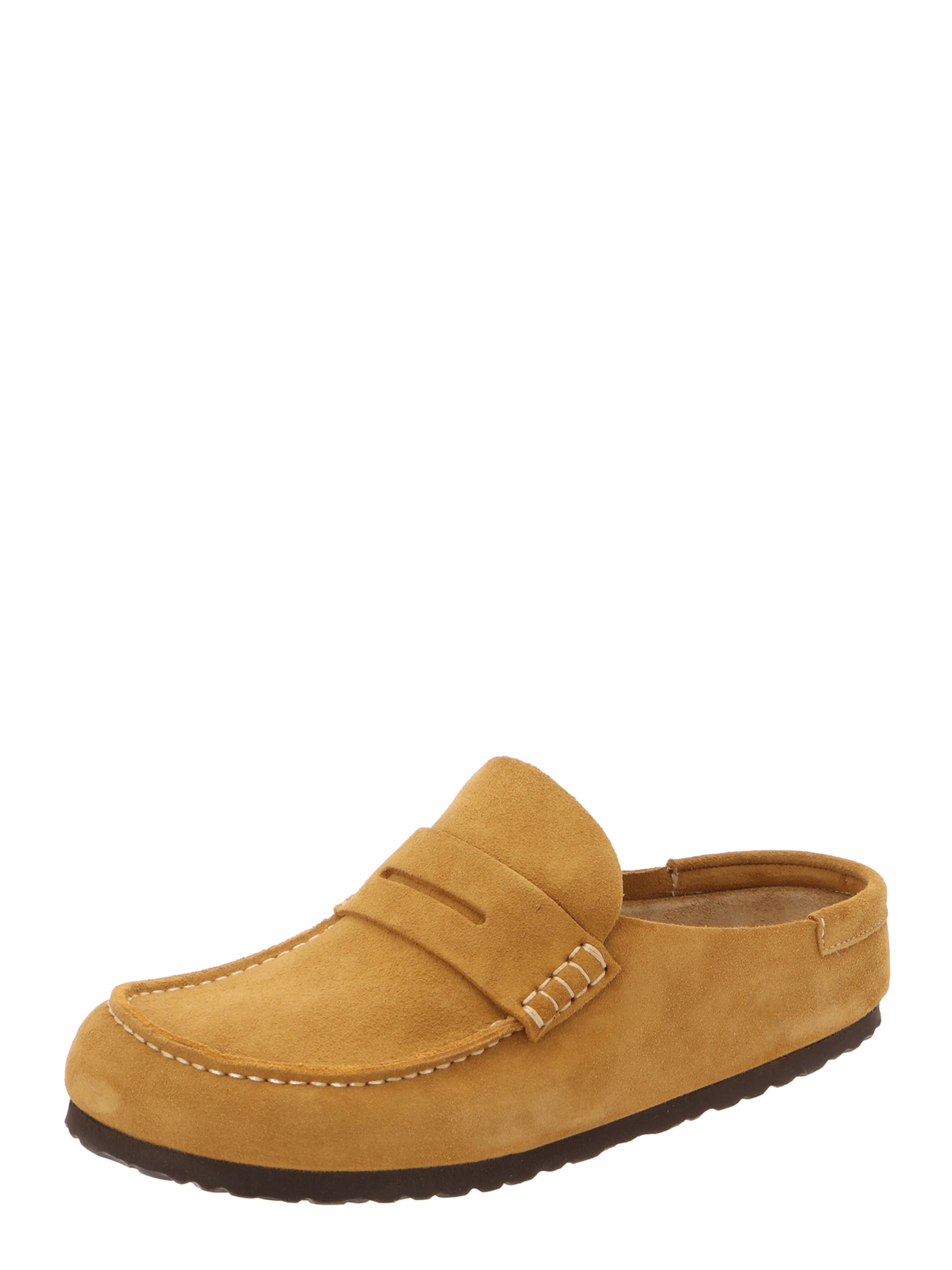 BIRKENSTOCK Pantoletter 'Naples Wrapped' i brun: forside