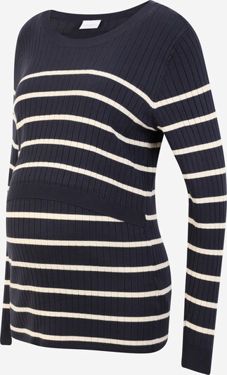 Mamalicious Curve Sweater 'SIV' in Night blue / Off white, Item view