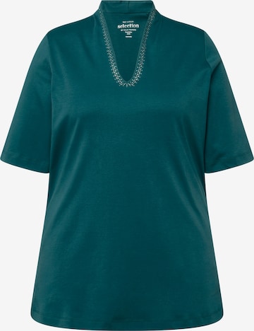 Ulla Popken Shirt in Grün: Vorderseite