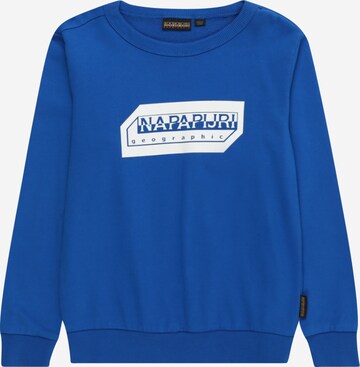 NAPAPIJRI Sweatshirt 'KITIK' in Blauw: voorkant