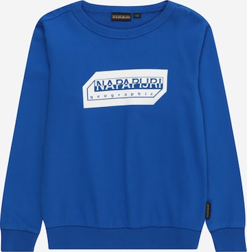 NAPAPIJRI Sweatshirt 'KITIK' in Blauw: voorkant