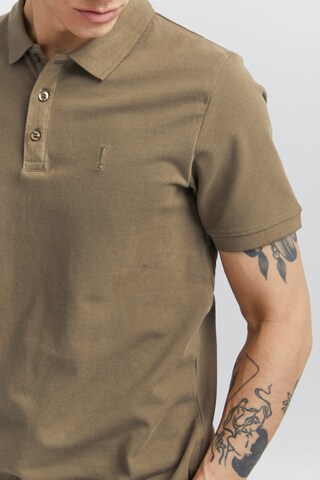 !Solid Poloshirt 'Athen' in Braun