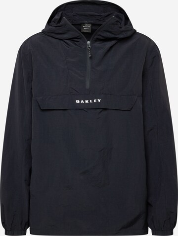 OAKLEY Athletic Jacket 'WOODCREEK' in Black: front