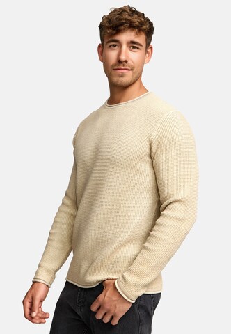 INDICODE JEANS Trui ' Petri ' in Beige