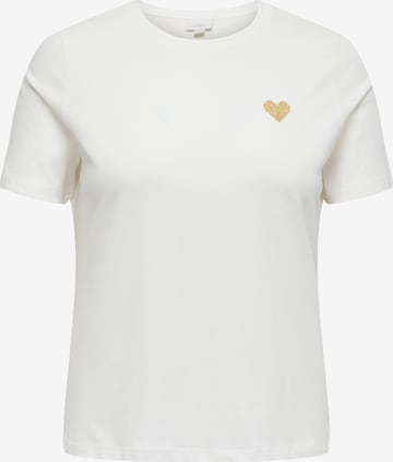 Maglietta 'CARKITA' di ONLY Carmakoma in bianco: frontale