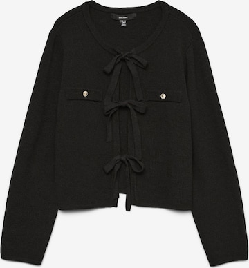 Cardigan 'VMHildur' VERO MODA en noir : devant