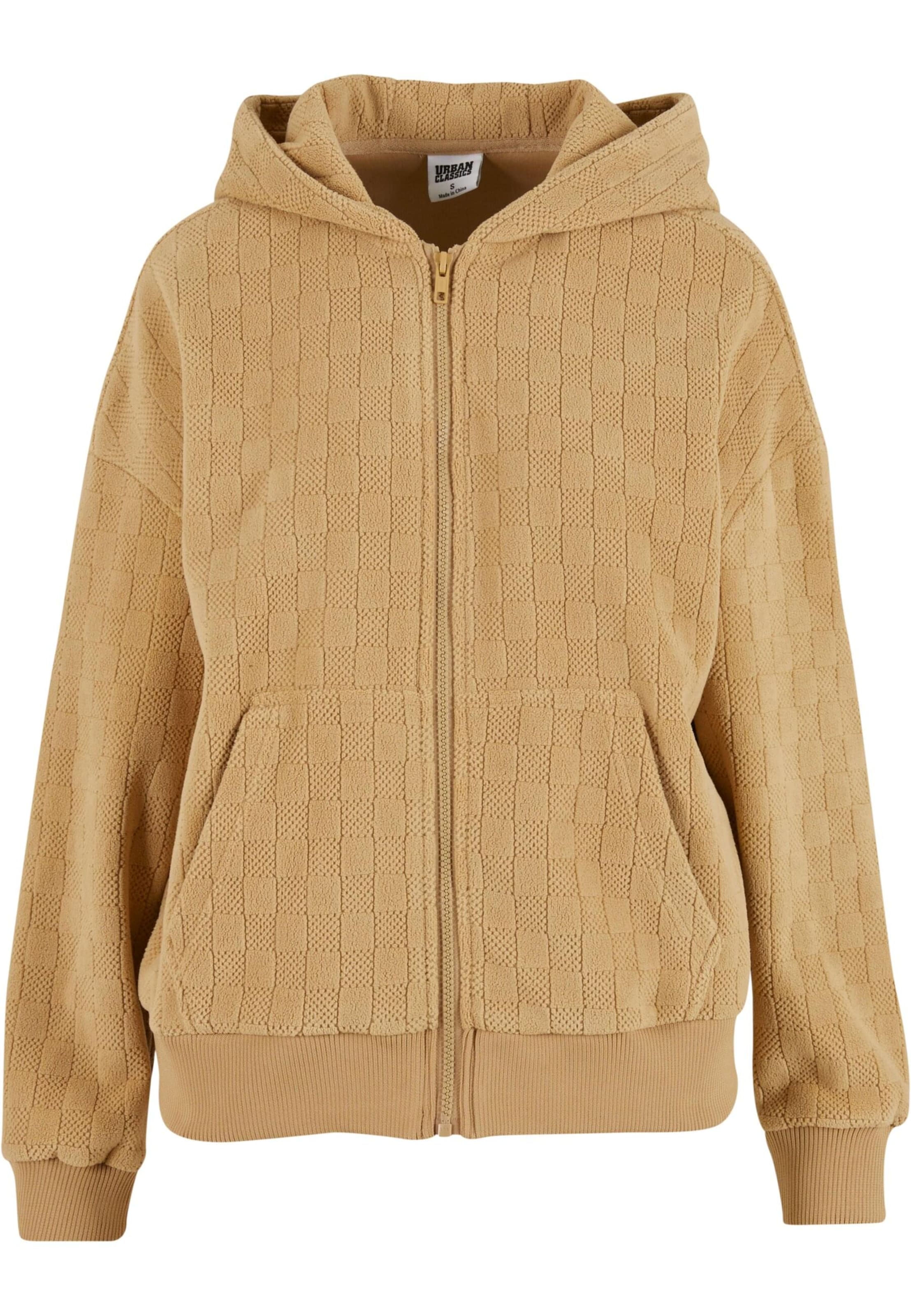 Urban Classics Sweatjakke i beige: forside