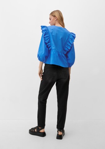 QS Blouse in Blauw