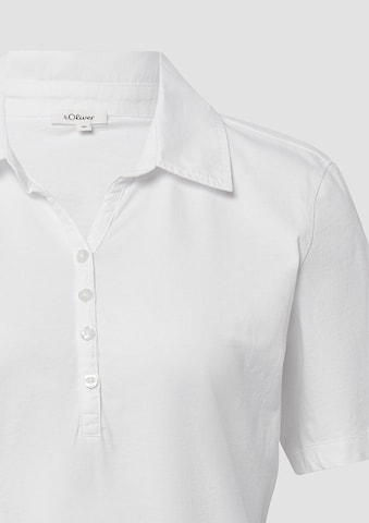 s.Oliver Poloshirt in Weiß